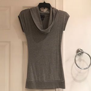 Gray Shirt Sleeve Sweater from Wet Seal